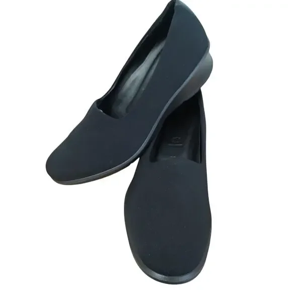 Ecco Shoes Ecco Womens Felicia Black Loafers Slip On Stretchy